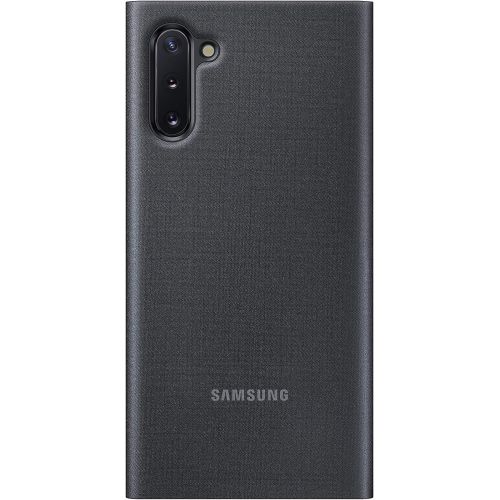 삼성 Samsung Galaxy Note10 Case, LED Wallet Cover - Black (US Version with Warranty) - EF-NN970PBEGUS