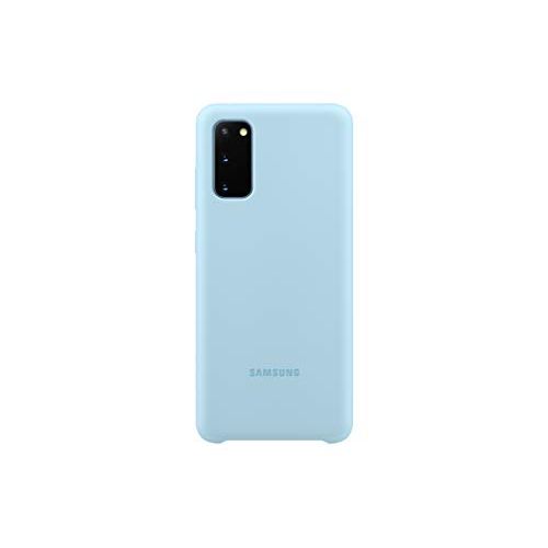 삼성 Samsung Galaxy S20 Case, Silicone Back Cover - Blue (US Version with Warranty) (EF-PG980TLEGUS)