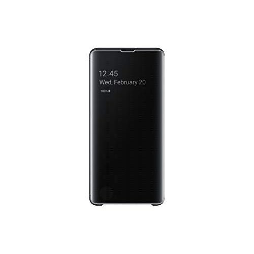 삼성 Samsung Galaxy S10+ S-View Flip Case, Black, Model:EF-ZG975CBEGUS