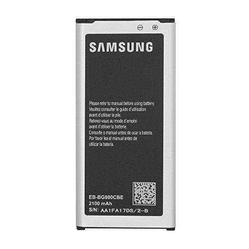 삼성 OEM Samsung EB-BG800BBU Battery for Samsung Galaxy S5 Mini - Non Retail Packaging - Black/Silver