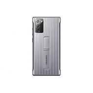 Samsung Official Galaxy Note 20 Series Protective Rugged Standing Cover (Silver, Note 20)