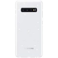 Samsung Galaxy S10+ LED Cover ? Official Samsung Galaxy S10+ Case/Protective Case with LED Display and Light Show ? White