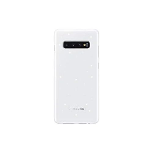 삼성 Samsung Galaxy S10+ LED Cover ? Official Samsung Galaxy S10+ Case/Protective Case with LED Display and Light Show ? White