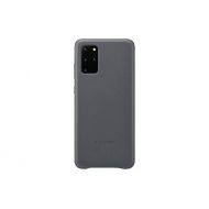 Samsung Galaxy S20+ Plus Case, Leather Back Cover - Gray (US Version with Warranty), (Model: EF-VG985LJEGUS)