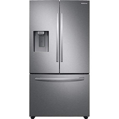 삼성 Samsung 27 Cu. Ft. Fingerprint Resistant Stainless Steel 3-Door French Door Refrigerator With External Water & Ice Dispenser