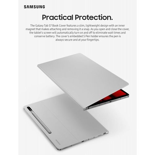 삼성 Samsung Galaxy Tab S7 Book Cover (Mystic Silver)