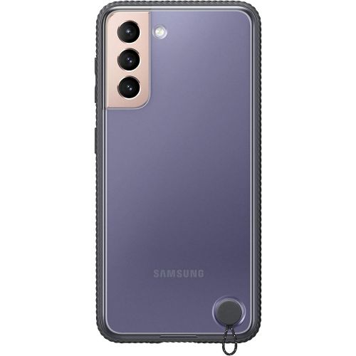 삼성 Samsung Galaxy S21 Official Clear Protective Cover (Black, S21)