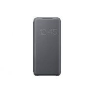 Samsung Galaxy S20 Case, LED Wallet Cover - Gray (US Version with Warranty)