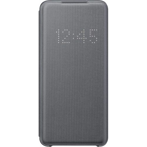 삼성 Samsung Galaxy S20 Case, LED Wallet Cover - Gray (US Version with Warranty)
