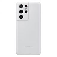 Samsung Galaxy S21 Ultra 5G Silicone Cover Light Gray - 6.8 inches