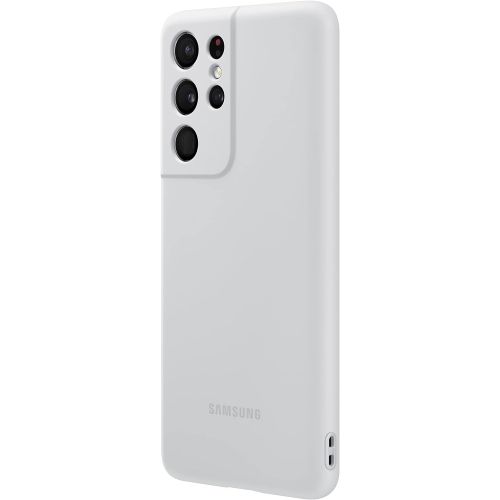 삼성 Samsung Galaxy S21 Ultra 5G Silicone Cover Light Gray - 6.8 inches