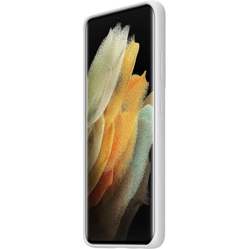 삼성 Samsung Galaxy S21 Ultra 5G Silicone Cover Light Gray - 6.8 inches