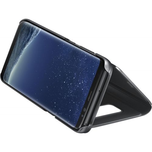 삼성 Samsung Galaxy S8 S-View Flip Cover with Kickstand, Black