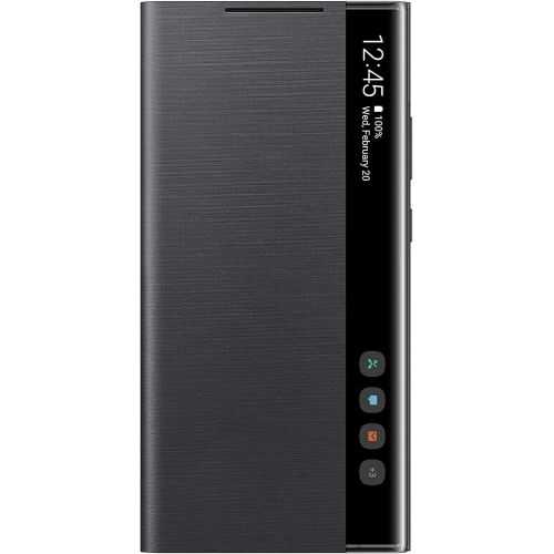 삼성 SAMSUNG Galaxy Note 20 Ultra? Case, S-View Flip Cover - Black (US Version ) (EF-ZN985CBEGUS)