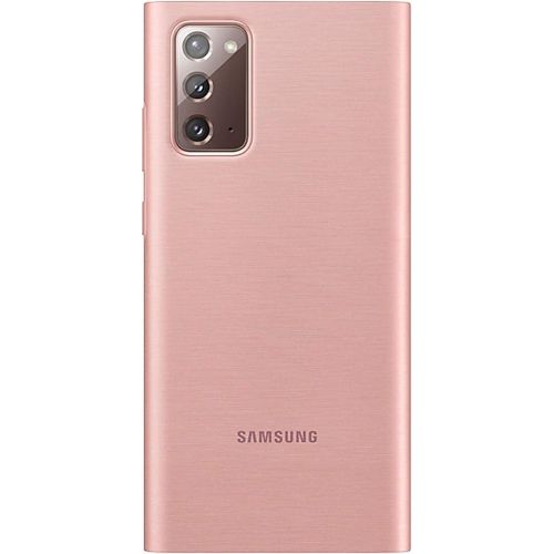 삼성 Samsung Official Galaxy Note 20 Series Clear View Cover Case (Brown, Note 20)