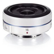 Samsung NX 16mm f/2.4 Camera Lens (White)