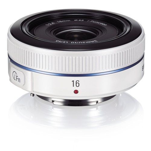 삼성 Samsung NX 16mm f/2.4 Camera Lens (White)