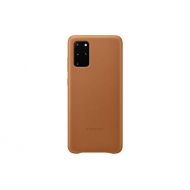 Samsung Galaxy S20+ Plus Case, Leather Back Cover - Brown (US Version with Warranty), Model:EF-VG985LAEGUS