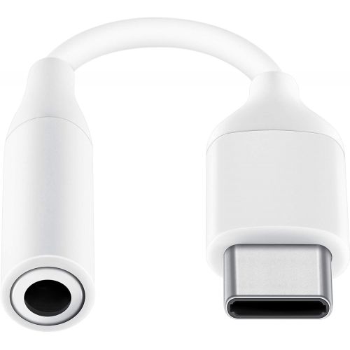 삼성 Samsung Corded Type-C Earphones, White (EO-IC100BWEGUS) & USB-C to 3.5mm Headphone Jack Adapter for Note10 and Note10+ (US Version with Warranty)