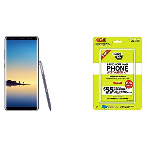 삼성 Straight Talk Orchid Gray 64GB Samsung Galaxy Note 8 Verizon