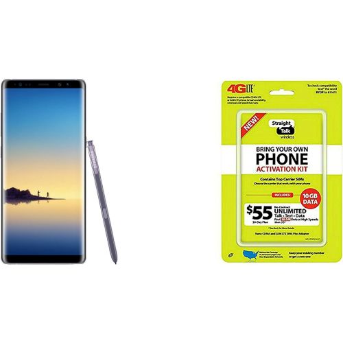 삼성 Straight Talk Orchid Gray 64GB Samsung Galaxy Note 8 Verizon