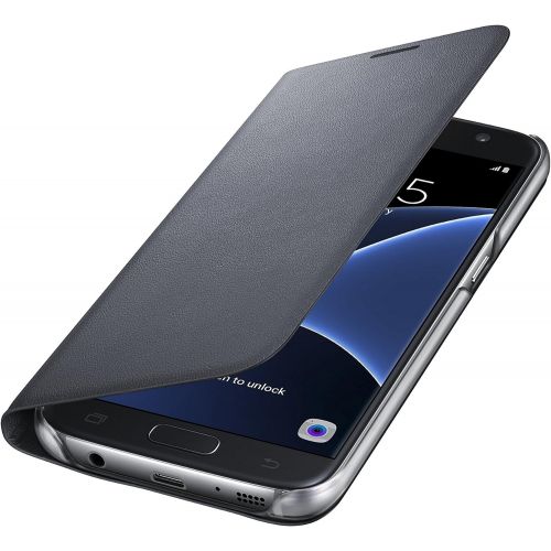 삼성 Samsung Galaxy S7 Case LED View Flip Cover - Black