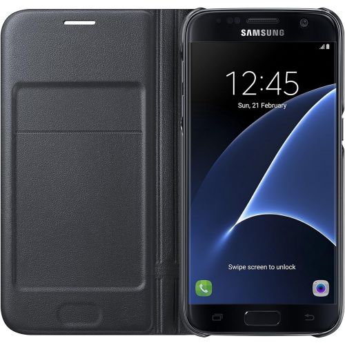 삼성 Samsung Galaxy S7 Case LED View Flip Cover - Black