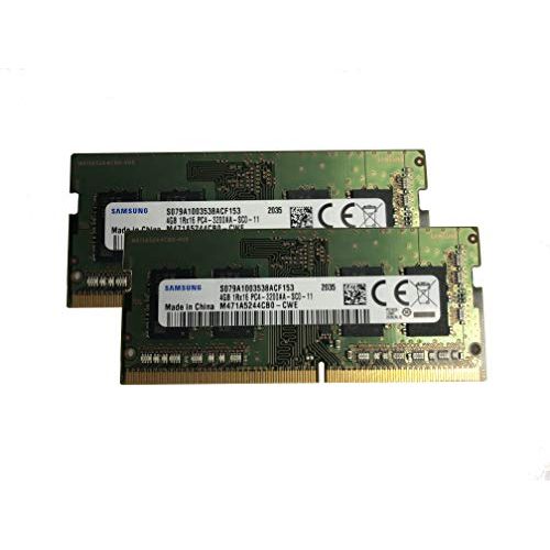 삼성 Samsung 8GB KIT(2 x 4GB) DDR4 3200MHz PC4-25600 1.2V 1R x 16 SODIMM Laptop RAM Memory Module M471A5244CB0