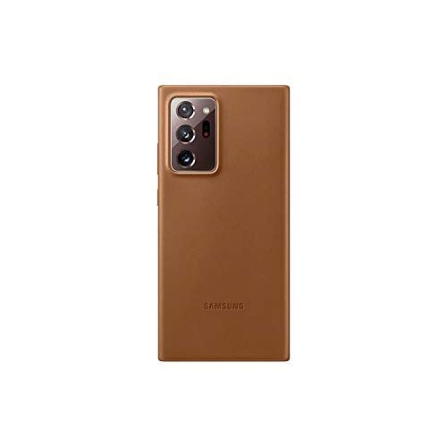 삼성 Samsung Official Galaxy Note 20 Series Leather Back Cover (Brown, Note 20 Ultra)
