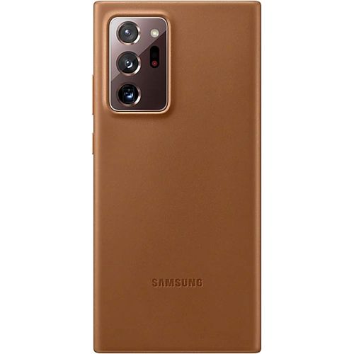 삼성 Samsung Official Galaxy Note 20 Series Leather Back Cover (Brown, Note 20 Ultra)
