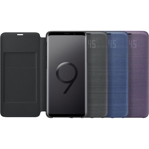 삼성 SAMSUNG Official Genuine LED View Cover Flip Case Galaxy S9+ / S9 Plus - Black (EF-NG965PBEGWW)