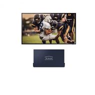Samsung QN75LST7TA The Terrace 75 Outdoor-Optimized QLED 4K UHD Smart TV with a Samsung VG-SDC75G 75 Dark Gray Dust Cover for The Terrace TV (2020)