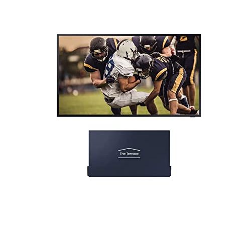 삼성 Samsung QN75LST7TA The Terrace 75 Outdoor-Optimized QLED 4K UHD Smart TV with a Samsung VG-SDC75G 75 Dark Gray Dust Cover for The Terrace TV (2020)