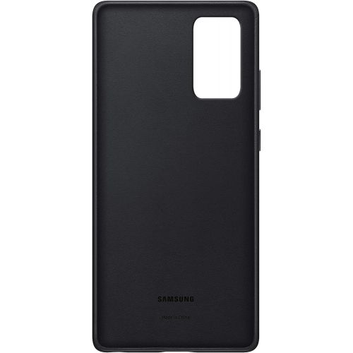 삼성 Samsung Galaxy Note 20? Case,Leather Back Cover - Black (US Version ) (EF-VN980LBEGUS)