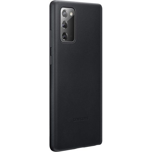 삼성 Samsung Galaxy Note 20? Case,Leather Back Cover - Black (US Version ) (EF-VN980LBEGUS)