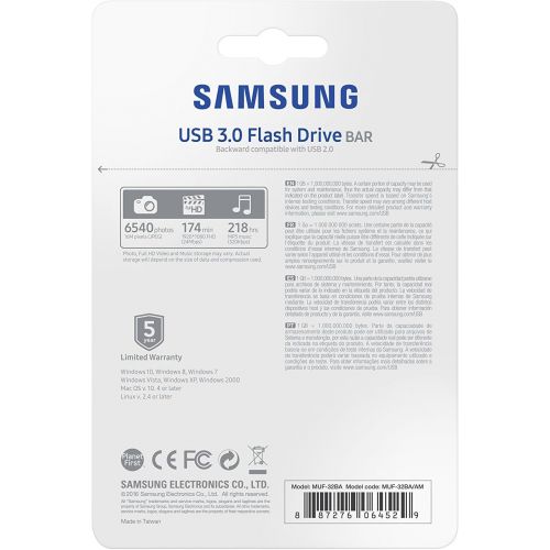 삼성 Samsung 32GB BAR (METAL) USB 3.0 Flash Drive (MUF-32BA/AM)