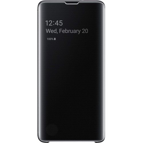 삼성 SAMSUNG Original Galaxy S10 Protective Clear View Folio Cover Case - Black