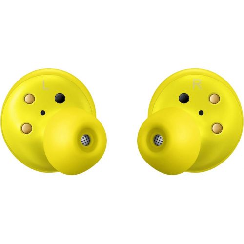 삼성 Samsung Galaxy Buds 2019, Bluetooth True Wireless Earbuds (Wireless Charging Case Included), (International Version) (Yellow)