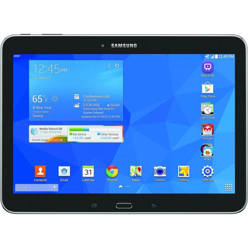 삼성 Test Samsung Galaxy Tab 4 4G LTE Tablet, Black 10.1-Inch 16GB (Verizon Wireless)