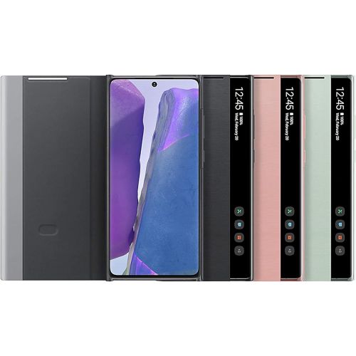 삼성 Samsung Official Galaxy Note 20 Series Clear View Cover Case (Black, Note 20)