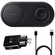 Samsung Official OEM 2019 Wireless Charger Duo Pad, Fast Charge 2.0 (Black)