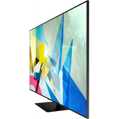 삼성 Samsung QN75Q80TA 75 4K Quantum Ultra High Defintion Smart TV with a Samsung HW-Q800T 3.1.2 Ch Dolby Atmos Soundbar and Wireless Subwoofer (2020)