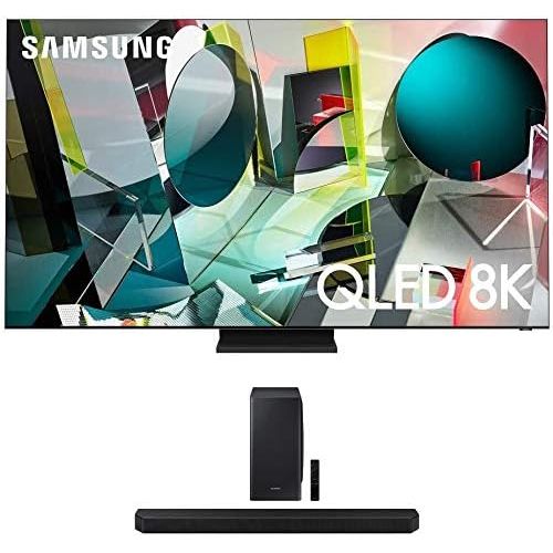 삼성 Samsung QN85Q900TS 8K Ultra High Definition Smart Quantum QLED TV with a Samsung HW-Q900T 7.1.2 Channel Soundbar with Dolby Atmos and DTS:X (2020)