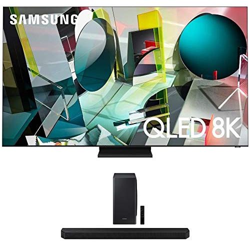 삼성 Samsung QN85Q900TS 8K Ultra High Definition Smart Quantum QLED TV with a Samsung HW-Q900T 7.1.2 Channel Soundbar with Dolby Atmos and DTS:X (2020)