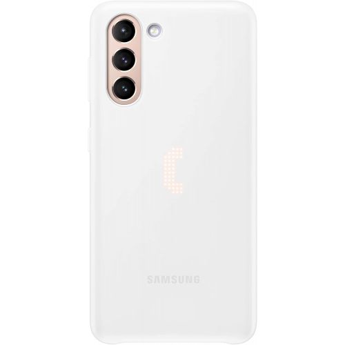 삼성 Samsung Galaxy S21 Official LED Back Cover (White, S21)