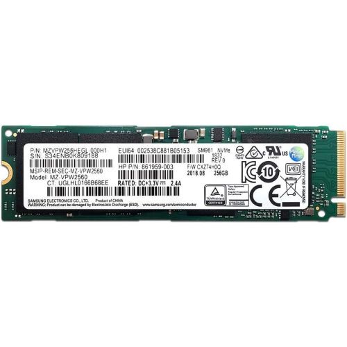삼성 Samsung SM961 Polaris 256GB M.2-2280 PCI-e 3.0 x 4 NVMe Solid State Drive SSD