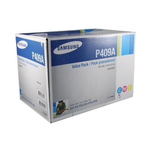 삼성 Samsung CLT-P409A OEM Toner - CLP-310 CLP-315 CLX-3170 CLX-3175 Series C/M/Y Toner Combo Pack (Includes 1 Each of OEM# CLT-C409S CLT-M409S CLT-Y409S) (3 x 1000 Yield) OEM