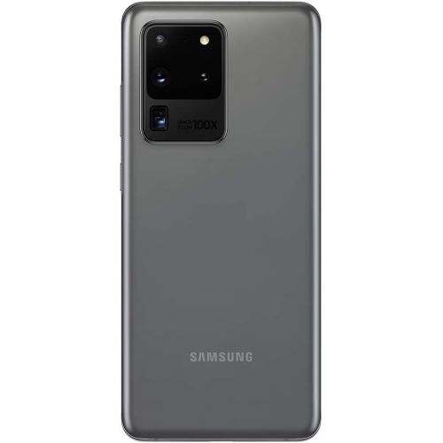 삼성 Samsung S20 Ultra 5G Factory Unlocked SM-G988U1 Grey 12GB Ram 128GB Storage (ATT, Verizon, Sprint and Tmobile) - US Warranty