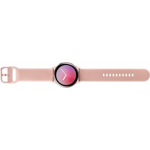 삼성 SAMSUNG Galaxy Watch Active2 - IP68 Water Resistant, Aluminum Bezel, GPS, Heart Rate, Fitness Bluetooth Smartwatch - International Version (R830-40mm, Pink Gold)