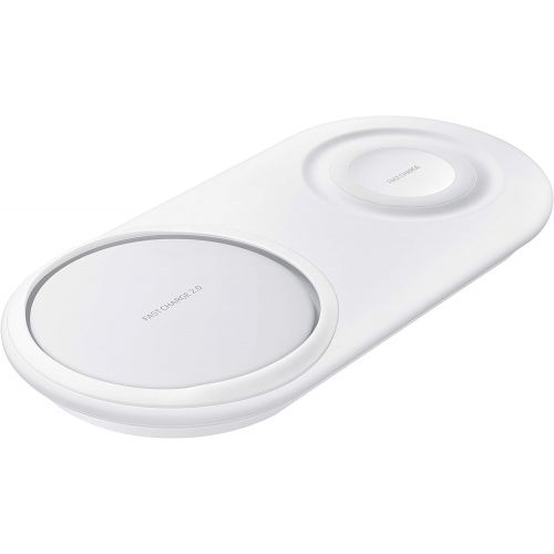 삼성 Samsung Wireless Charger DUO Pad, Fast Charge 2.0 (US Version with Warranty) - White